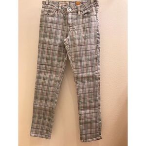 Anthropologie Pilcro Stet Plaid Skinny Jean